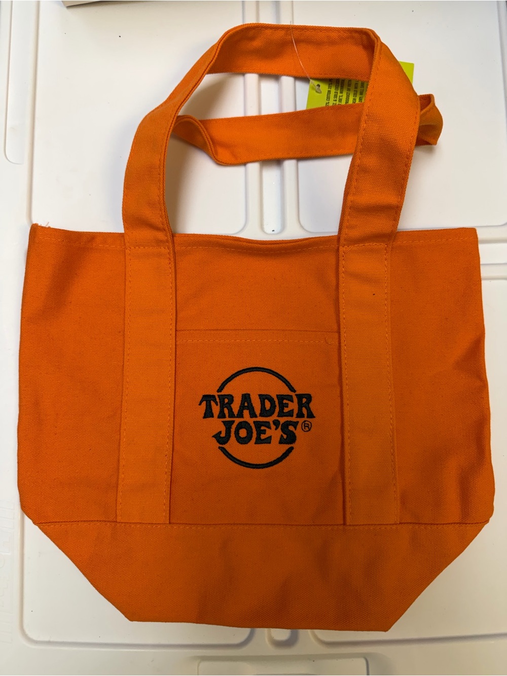 Trader Joe’s mini Orange Canvas Tote Bag